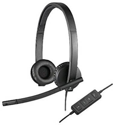 Logitech Usb H570E Corded Double-Ear Headset (981-000574) Wired