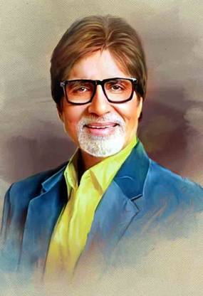 Amitabh Bachchan Photo Paper Posters Fine Art Print