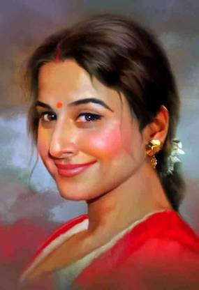 Vidya Balan Photo Paper Poster Fine Art Print