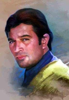Rajesh Khanna Photo Paper Poster Fine Art Print