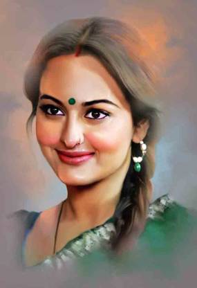 Sonakshi Sinha Photo Paper Poster Fine Art Print