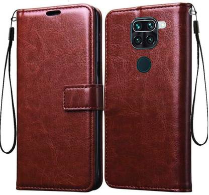 Xiaomi Mi Redmi Note 9 Leather Flip Cover