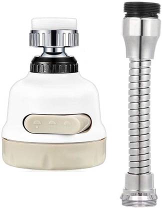 CELEORIS 360° Rotatable Faucet Nozzle Sprayer Head with Hose Attachment - 3 Modes Adjustable for Kitchen Tap, Best Tap Booster and Water Saving Kitchen Sink Faucet Sprayer Head Replacement Faucet Nozzle