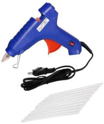 texla Mini 20 Watt Multipurpose Glue Gun With 10 Glue Sticks (Multicolour)) Standard Temperature Corded Glue Gun