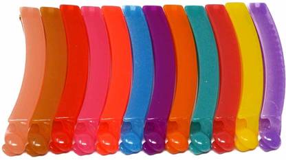 Rubela Comfortable Stylish Ponytail Holders Medium Banana Hair Clips For Women/Girls Banana Clip