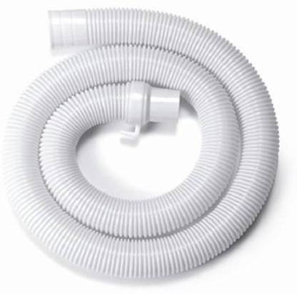 Quality Partz 1.5 Meter Washing Machine Outlet Pipe Corrugated Plastic Outlet/Drain/Extension Hose Suitable for All Top Loading Fully/Semi Automatic Washing Machines Outlet Hose Pipe (Pack of 01) Hose Pipe