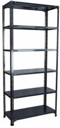 Spacious CRC Sheet 6 Shelf (Shelf Multipurpose Slotted Angle Rack , 122478 grey) Luggage Rack Luggage Rack