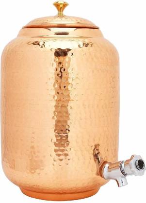 NDA Water Dispenser Copper Matka With Stand & Glass Bottom Loading Water Dispenser