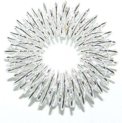 HI-TECH ACCESSORIES SUJOK RING SILVER ACUPRESSURE SUJOK RING FOR FINGER MASSAGE Massager