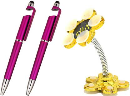 D.V TECH SILICONE CUP MOBILE HOLDER AND 2 PCS PEN MOBILE HOLDER COMBO Mobile Holder