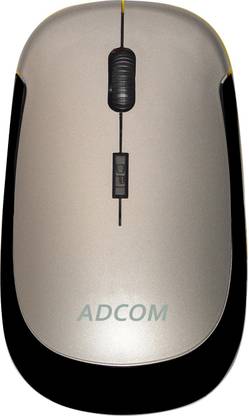 ADCOM 4D Slim Wireless Mouse with Nano Receiver Wireless Ambidextrous Optical Mouse  with Bluetooth