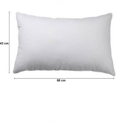 Zarglic jelly Polyester Fibre Solid Sleeping Pillow Pack of 2