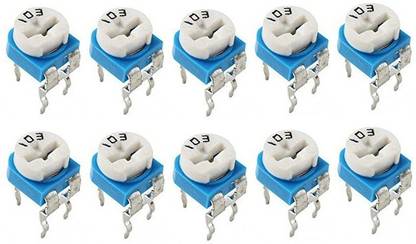 RISARYA 10K(103) ,10PCS,DIP,SINGLE TURN,PRESET,POTENTIOMETER Variable Resistor