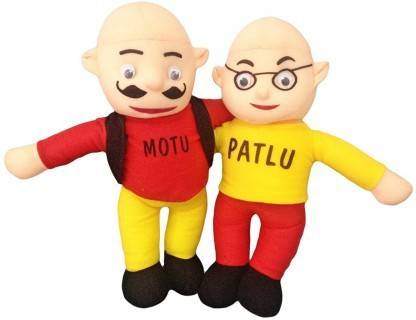 Mishka Toys Premium Quality Motu Patlu Soft Toy for Kids  - 25 cm