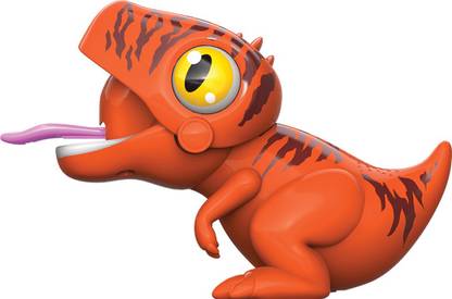 Silverlit YCOO Gloopies Dino- "ROAR"; Dino can snap up tiny metals with its tongues and bring you “tongues” of surprises. Ready To Play. Colour: Red