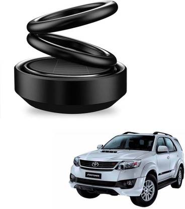 Auto Smart Look ASL1738 Car Solar Ring Air Freshener Double Loop Rotary Air Conditioner Dashboard Air Freshener Perfume Black For Toyota Fortuner Air Purifier