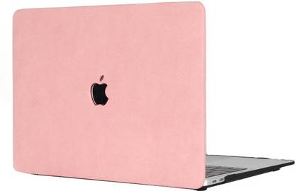 MOCA Front & Back Case for (PU Leather Surface) M1 MacBook Air 13 inch M1 A2337 A2179 A1932 MacBook Air Shell Case Cover