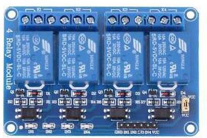 omexx 4 Channel 5V Relay Module with Optocoupler ( Relay Control for Arduino DSP AVR PIC ARM) Miscellaneous Electronic Hobby Kit