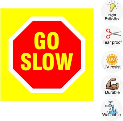 pilot18 GO SLOW Emergency Sign