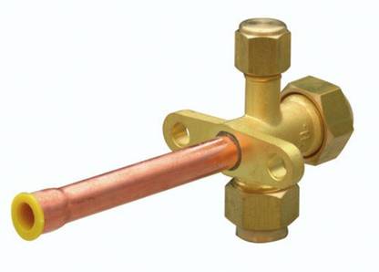 BRASS PRODUCT SUPPLY Air Conditioner Refrigeration Service Valve Split AC 1/4 (Pack of 5 Pcs) Automatic Control Valves