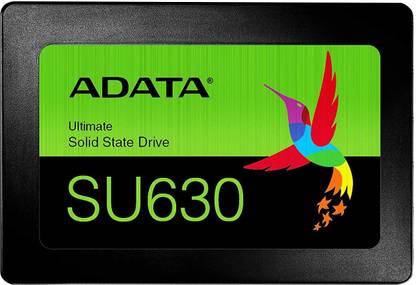 ADATA ULTIMATE SU630 SATA 480 GB Laptop, Desktop Black SATA Internal Solid State Drive (SSD) (SU630 480 GB Laptop Internal Solid State Drive)
