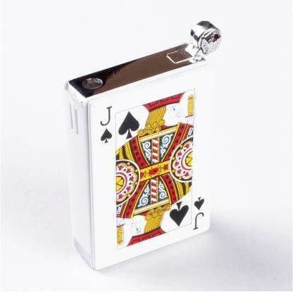 autoaccessoriesdeal Refillable Jack of Spade Electric Shock Prank Playing Card Cigarette Lighter Pocket Lighter