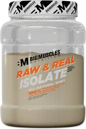 BIGMUSCLES NUTRITION Raw & Real Whey Isolate Whey Protein