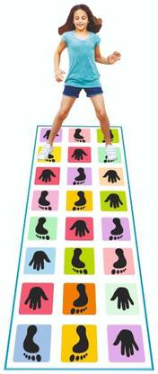 JIG'sMART Hopscotch Jumbo Play mat Game for Kids Learning toys Indoor-Outdoor Fun Game