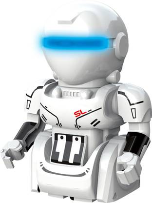 Silverlit YCOO Mini Droid Remote Control Robot - OP One , Palm Size Remote Control Robot with LED Eyes and Robotic Sound SFX