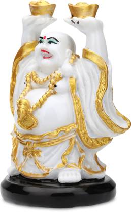 Flipkart Perfect Homes Blessing Laughing Buddha | Statue of Laughing Buddha| |Marble Finish|Statue for Home Decor| Hand Made Buddha| Buddha idol for home| Buddha Statue| Corner Showpiece for Drawing Room| Big Showpiece for living room|Idol of God| You must like it go for it, see the reviews Decorative Showpiece  -  17 cm