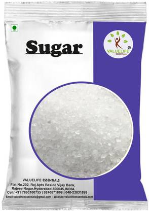 वैल्यू लाइफ चीनी 490g - सफेद चीनी - शक्कर - चिन्नी - खंडासरी चीनी 490 g चीनी