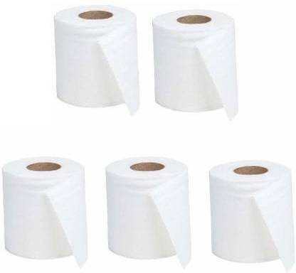 arba Soft Toilet / Tissue Paper Rolls - 256 Pull Sheets( Pack of 5 ) Toilet Paper Roll (1 Ply, 256 Sheets) Toilet Paper Roll