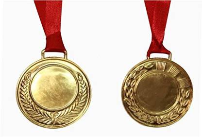 YOUR SHOPPING STORE 2" CHNA GOLD MEDAL(10 PCS) WITH RED COLOUR RIBBON Medal
