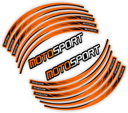 Piston Graphics Motorcycle Rim Sticker
