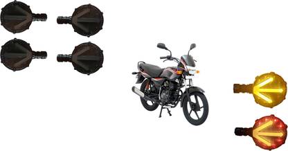 AutoVHPR Front, Rear LED Indicator Light for Bajaj Platina 125