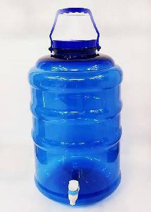 SIDDHI Premium Unbreakable Plastic Water Dispenser/Water Jar Matka with LID - Clear (Ca Bottled Water Dispenser