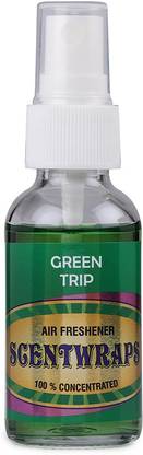 Hem Green Tip Spray Scentwraps - 100% Concentrated Odor Remover Room Air Freshener - 30ml (Green tip )