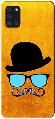 NDCOM Back Cover for Samsung Galaxy A31 Moustache Art Printed