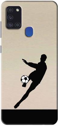 NDCOM Back Cover for Samsung Galaxy A21s Football Printed
