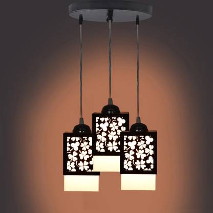 OJASWI 3 Light Creative Wooden Pendant Lamp for Room,Foyer,Hallway Pendants Ceiling Lamp