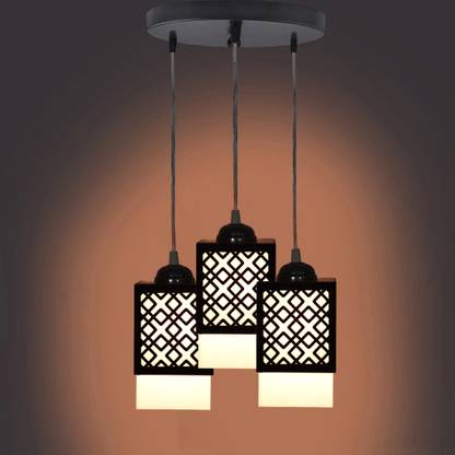OJASWI 3 Light Creative Wooden Pendant Lamp for Room,Foyer,Hallway Pendants Ceiling Lamp