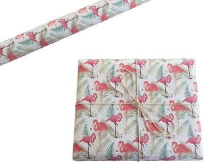 AAKAR Flamingo Pack of 5 sheets, Gift Paper, Wrapping Paper, Wrapping sheets, Wrapping rolls Paper Gift Wrapper