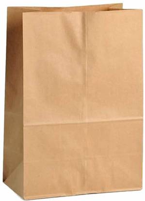 Siddhi Vinayak Enterprises Paper 100 GSM Bag Recycle Environment Eco Friendly Biodegradable Postage Packaging Courier Envelope (L x H x W) 7" x 13"x 4" Inch Pouch - Pack of 100 Grocery Bags (Brown) Pack of 100 Grocery Bags