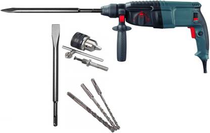 टल्सवे 1200W 26mm Electric Hammer Reversible Drill Machine With 3Pc SDS Bit Hammer Machine Hammer Drill (13 MM Chuck Size, 1200 W) रोटरी हैमर ड्रिल