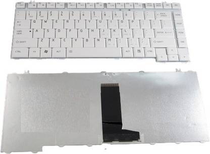 Tulsi Laptop Keyboard for Toshiba A200, A215, A210, A205 White Laptop Keyboard Replacement Key