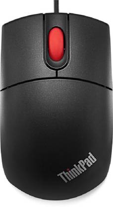 Lenovo USB Travel Mouse Wired Ambidextrous Optical  Gaming Mouse
