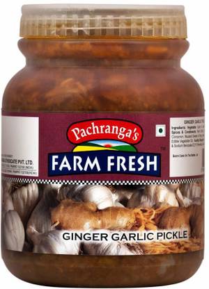 Pachranga's Farm Fresh Fresh Ginger Garlic Pickle - 1KG Ginger Pickle