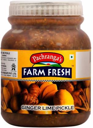 Pachranga's Farm Fresh Fresh Ginger Lime Pickle-1 kg Ginger Pickle