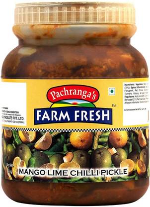Pachranga's Farm Fresh Fresh Mango Lime Chilli Pickle Mango Pickle