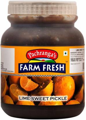 Pachranga's Farm Fresh Fresh Lime Sweet Pickle - 1 kg Lime Pickle